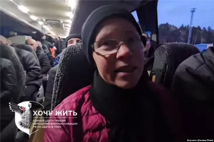 Марина Золотова после освобождения и вывоза в Украину. 13 декабря 2025 года